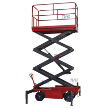 TUHE 10 m 2000KG Top Quality  Mobile Hydraulic Scissor Lift Platform